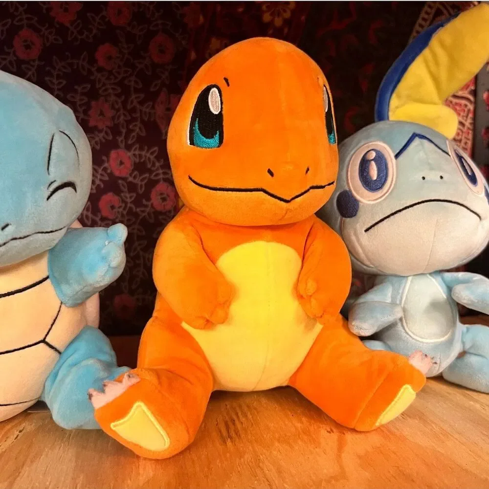 Pokémon Plush Lot Charmander Squirtle Sobble Official WCT Stuffed Animals 2020